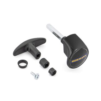Hörmann Black handle, pin length 87 mm
