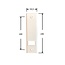 Selve Eingebauter Gurtwickler, 12 m, Deckplatte 199x54 mm, Farbe weiß