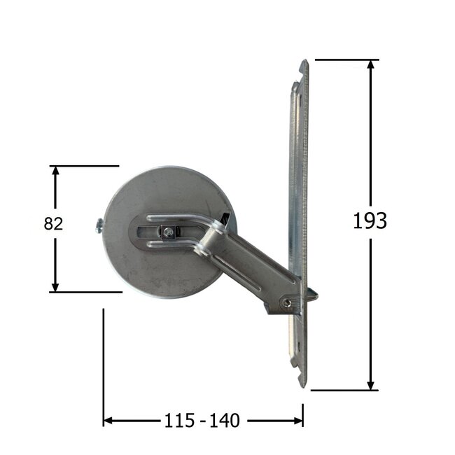 Selve Eingebauter Gurtwickler, 12 m, Deckplatte 199x54 mm, Farbe weiß