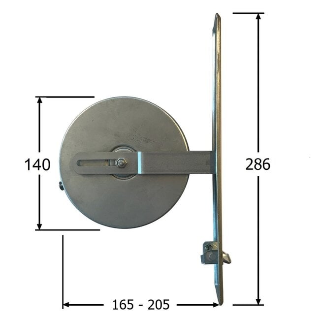 Selve Built-in strap winder, 15 metres, cover plate 292 x 54 mm, colour: white