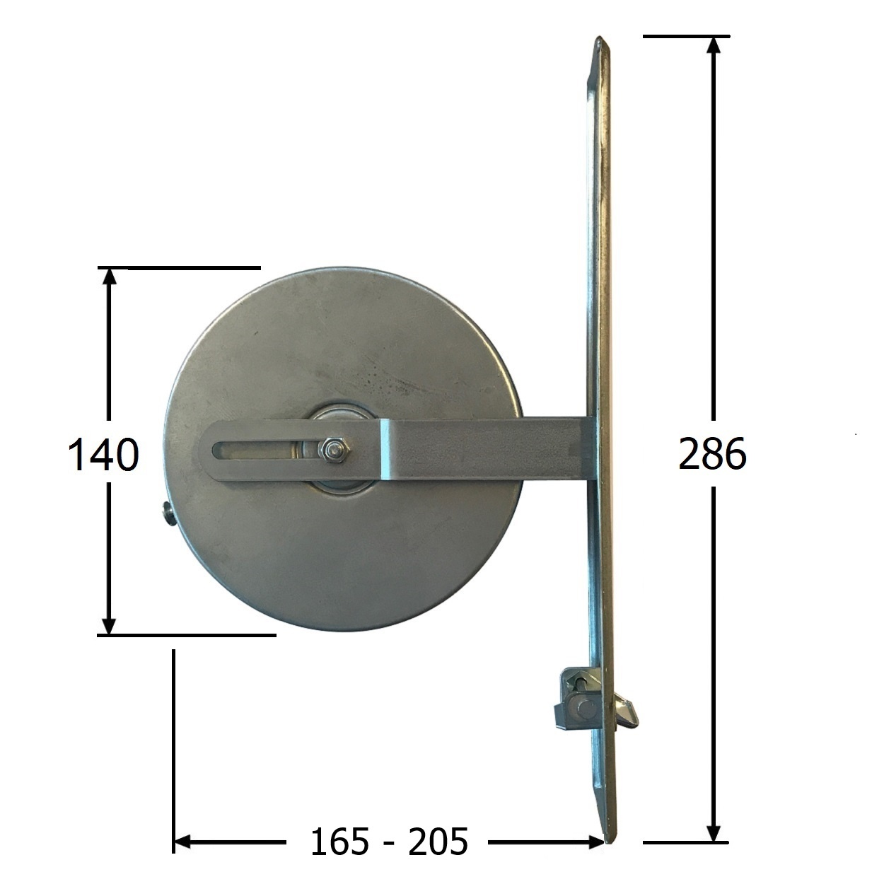 Selve Bandopwinder inbouw, 15 mtr, dekplaat 292x54 mm, kleur wit, foto 6 van 6