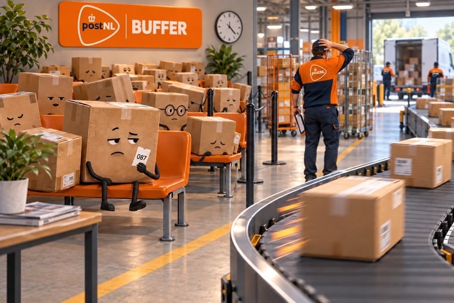 Vandaag verzonden, morgen in huis… tenzij PostNL anders beslist