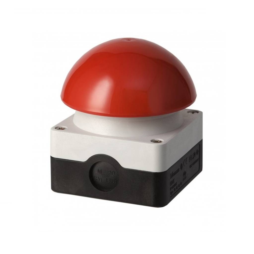 Eaton Industries Slagdrukknop (paddestoel) rood - IP65
