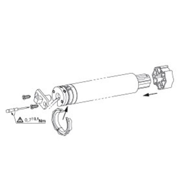 Simu T3.5 Rohrmotor für Screens und Rollladen