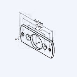 Simu Motor support Simu T3.5 Bracket with round hole 12 mm