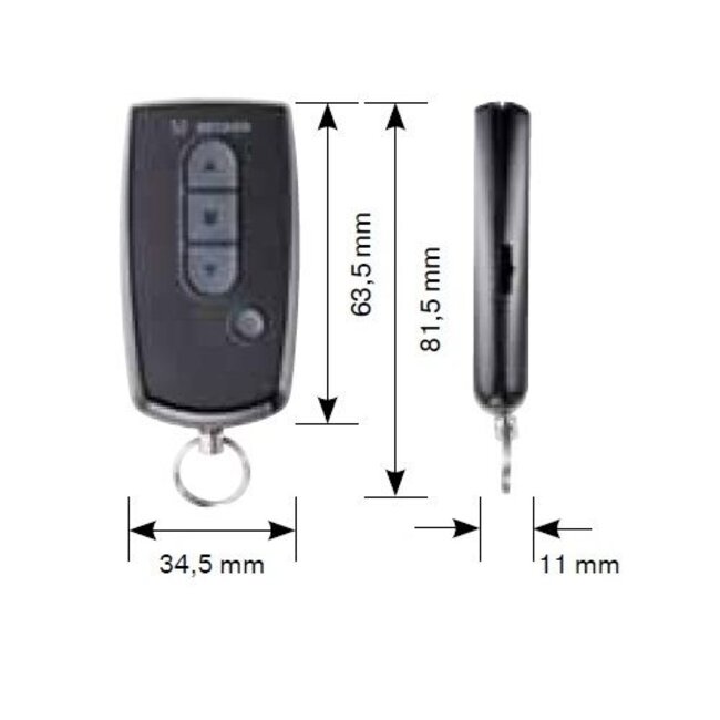 Becker Centronic EasyControl EC142-II 2-kanaals handzender