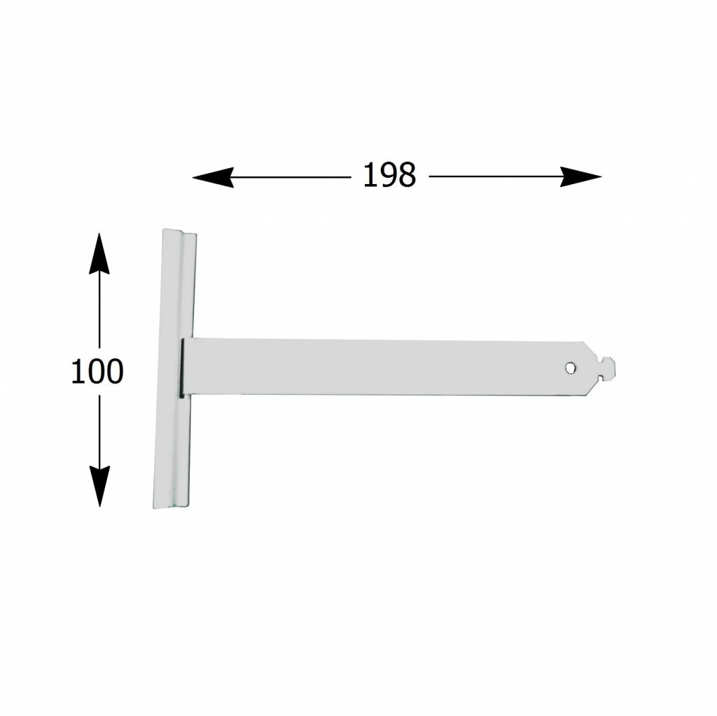 Selve Ophangveer rolluik, lengte 198 mm, 55 en 77 mm profiel