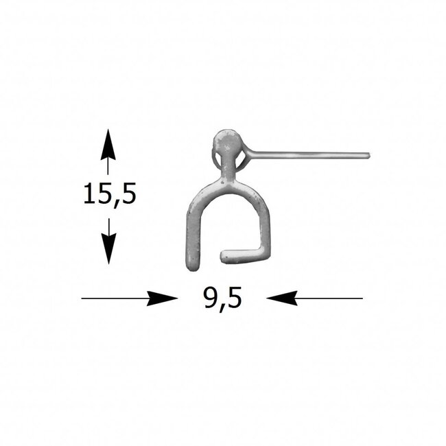 Selve Roller shutter suspension spring, length 198 mm, 55 and 77 mm profile