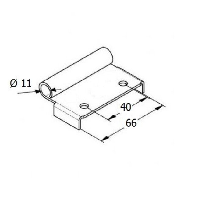 Huismerk Porte-rouleau simple