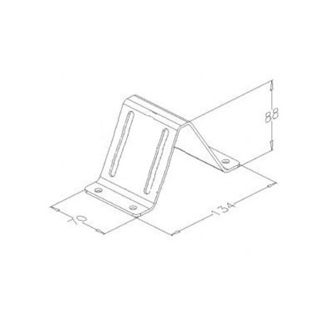 Huismerk Porte-rouleau supérieur 134x60