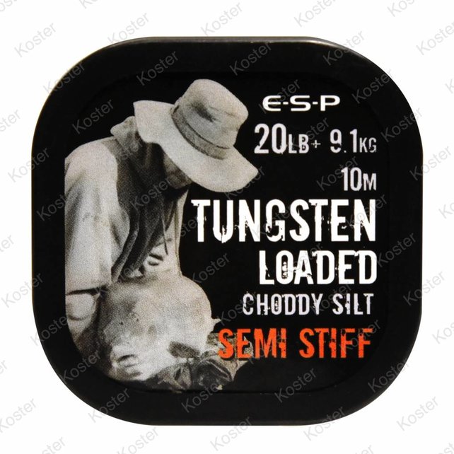 Tungsten Loaded Hooklink 20LB Silt Soft Tungsten Loaded Hooklink 20LB Silt Soft