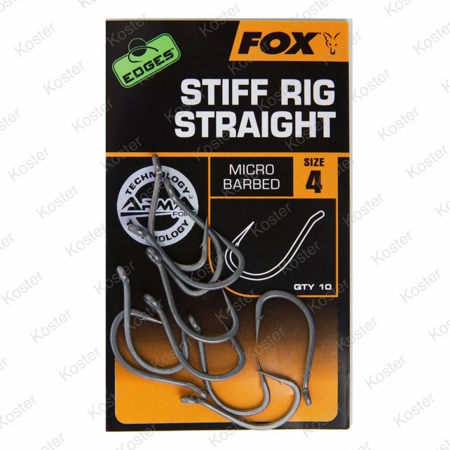 EDGES Stiff Rig Straight Hooks