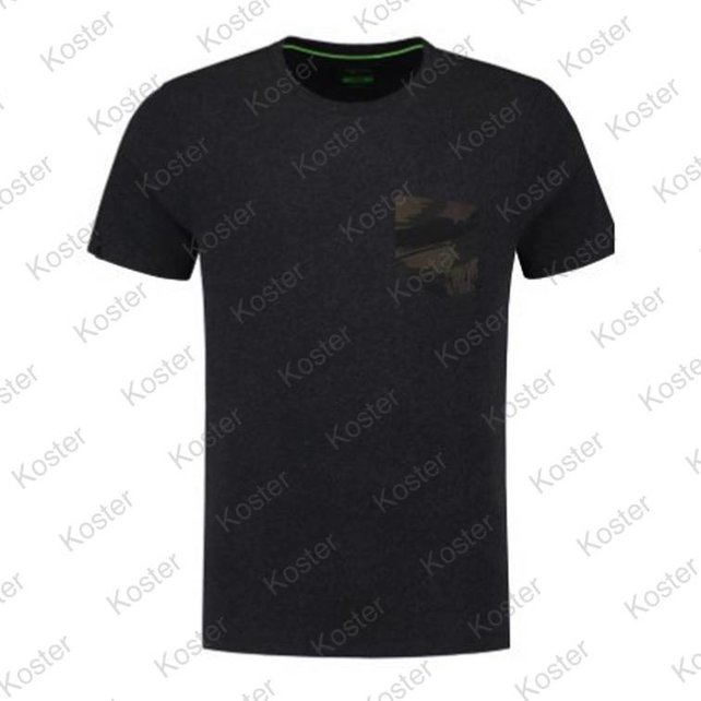 Faux Pocket Tee Charcoal Shirt