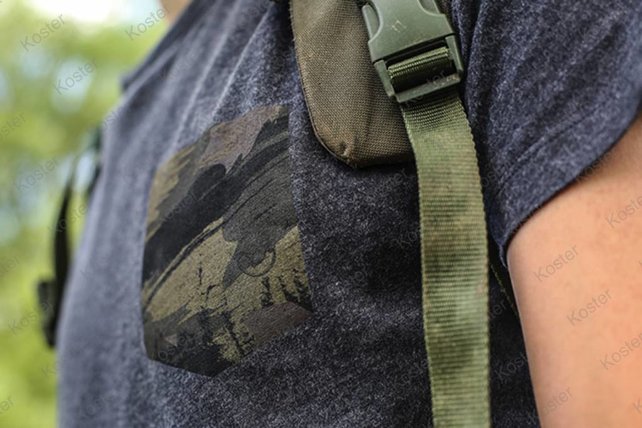 Faux Pocket Tee Charcoal Shirt