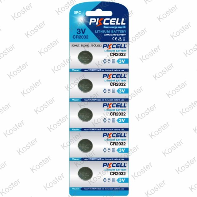 PKcell 3V Knoopcel Batterij CR2032 PKcell 3V Knoopcel Batterij CR2032