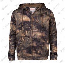 Fishouflage Thermal Hooded Full Zip Fleece Jacket