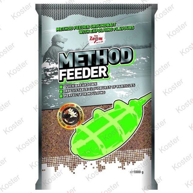 Method Feeder Groundbait - Sweet Spicy Carp Method Feeder Groundbait - Sweet Spicy Carp