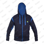 Navy Zip Front Hoodie Medium