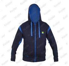 Navy Zip Front Hoodie Medium