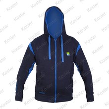 Navy Zip Front Hoodie