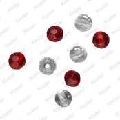 Faceted Glass Beads 6mm Faceted Glass Beads 6mm