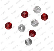 Faceted Glass Beads 6mm