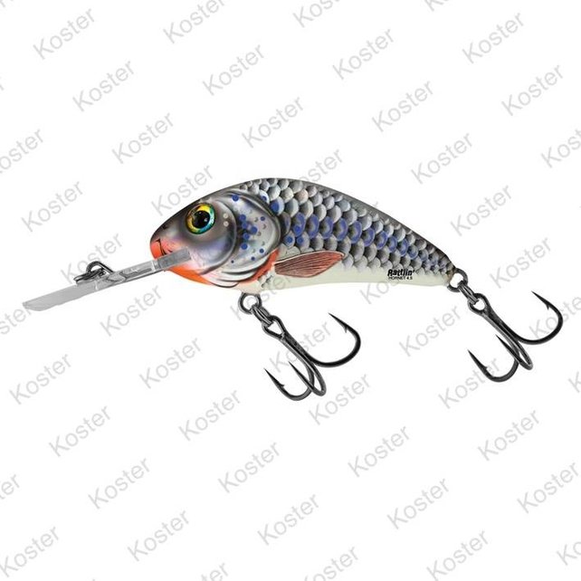 Rattlin' Hornet Floating Silver Holographic Shad 4.5cm Rattlin' Hornet Floating Silver Holographic Shad 4.5cm