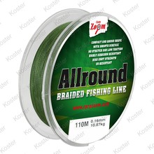Allround Braided Fishing Line 0.12mm 6.8 kg