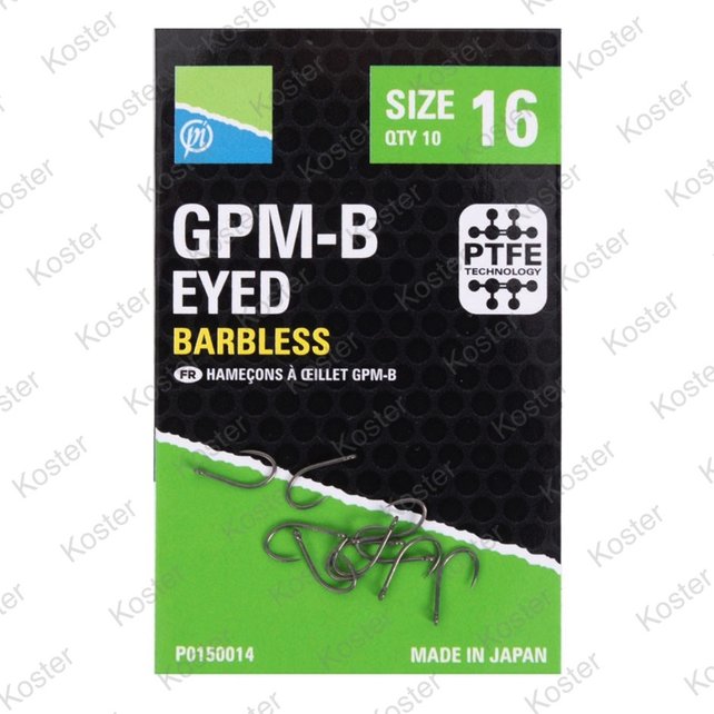 GPM-B Eyed Barbless GPM-B Eyed Barbless