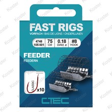 Coarse Classic Feeder 75cm. Haakmaat 10 - Lijn 0.16mm