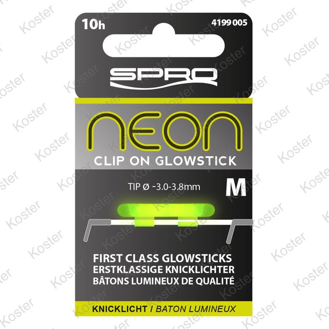 Neon Clip On Glow Stick (Breekstaaf) Per Stuk