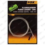 Fluorocarbon Fused Leader Kwik Change 30lb Variant: Size 10 Kwik Change Swivel
