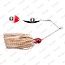 Spro Iris Ambush Jr. Spinnerbait Redhead Tiger