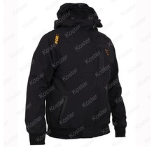 Black/Orange Shell Hoody Small