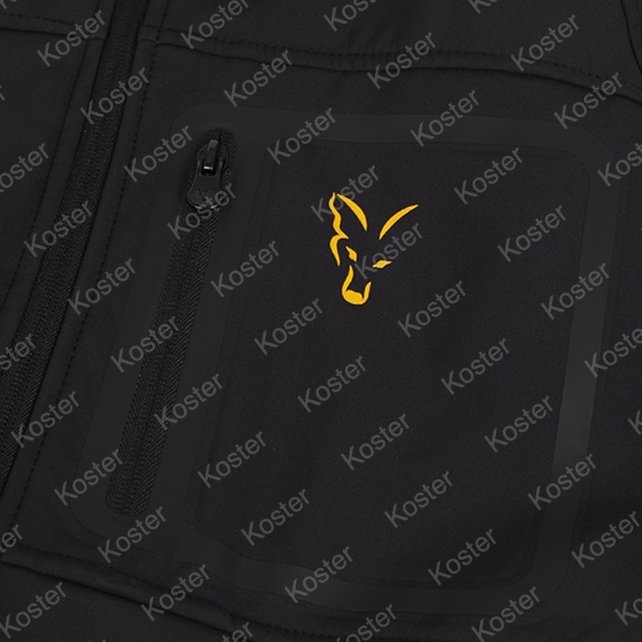 Black/Orange Shell Hoody Small