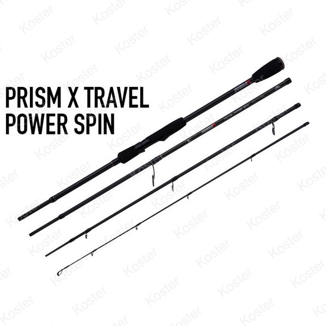 Prism X Travel Power Spin Rod 2.40 15-50 4pc Prism X Travel Power Spin Rod 2.40 15-50 4pc