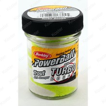 PowerBait Glitter Turbo Dough White/Chartreuse