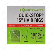 Supersteel Quickstop Hair Rigs 15"-38cm