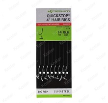 Supersteel Quickstop Hair Rigs 4"- 10.16cm