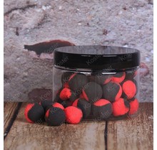 POP-Ups Squid&Garlic 12mm Fluo Black/Red