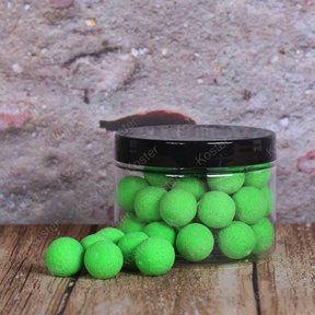 POP-Ups Green Shellfish 15mm Fluo