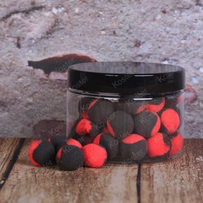 POP-Ups Krill 15mm Fluo Black/Red