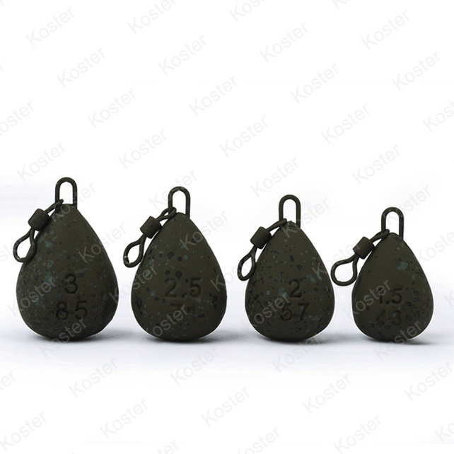 Camotex Pear Swivel Lead
