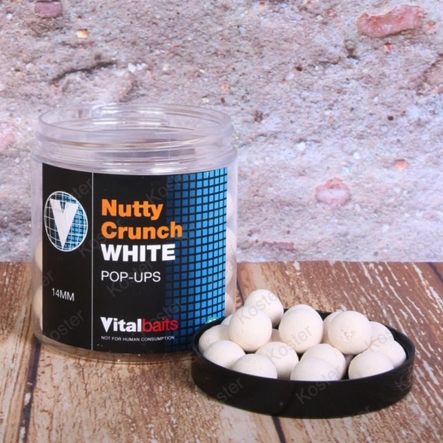 Nutty Crunch Fluor White  14 mm Pop-ups Nutty Crunch Fluor White  14 mm Pop-ups