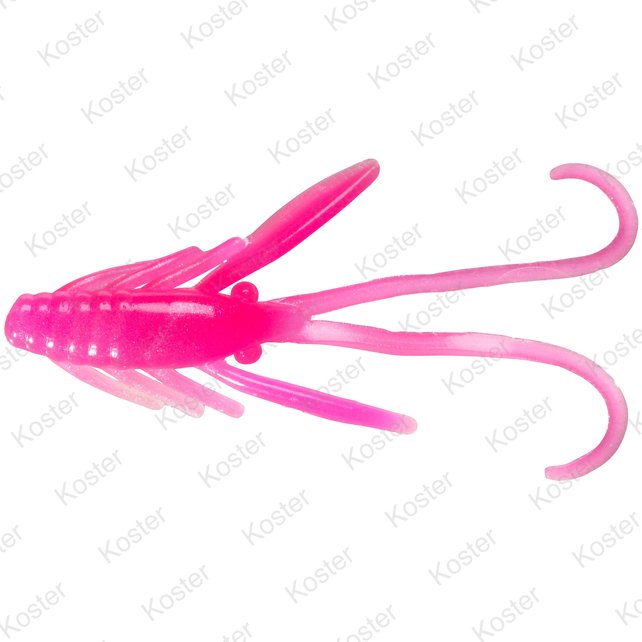PowerBait Power Nymph 2.5cm - Pink Shad 12 Stuks