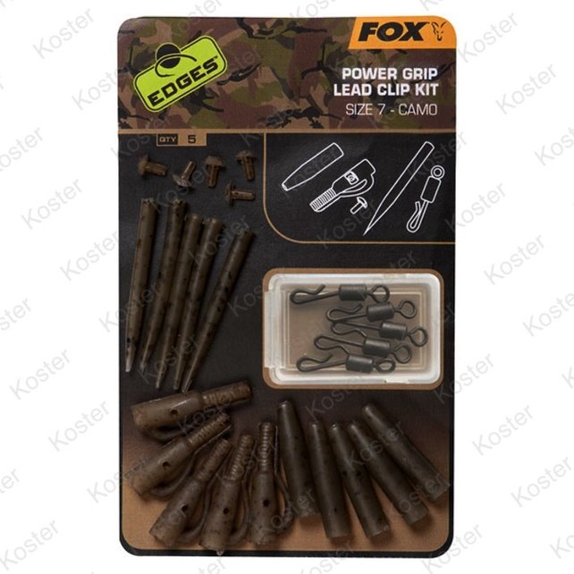 Edges Power Grip Lead Clip Kit Camo Edges Power Grip Lead Clip Kit Camo