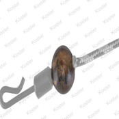 Edges Tapered Bore Beads 6mm Camo Edges Tapered Bore Beads 6mm Camo