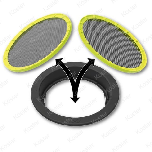 Interchangeable Riddle Fine Mesh Insert 3 mm. Interchangeable Riddle Fine Mesh Insert 3 mm.