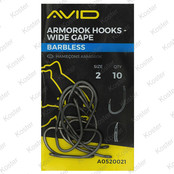 Armorok Hooks - Wide Gape Barbless