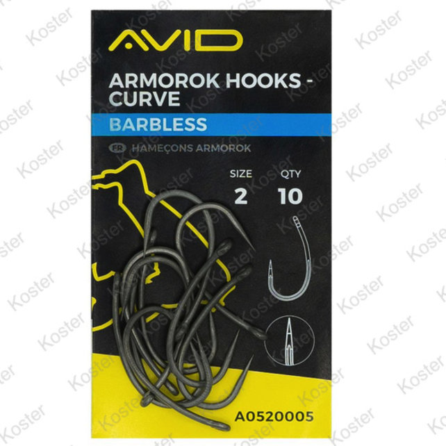 Armorok Hooks - Curve Barbless